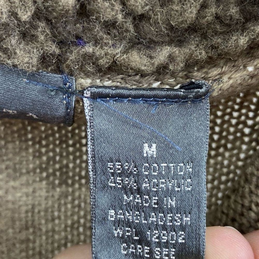 Oscar de la Renta Men’s Quarter Zip Knit Sweater | Leather Pull | Quiet Luxury - Picture 10 of 10